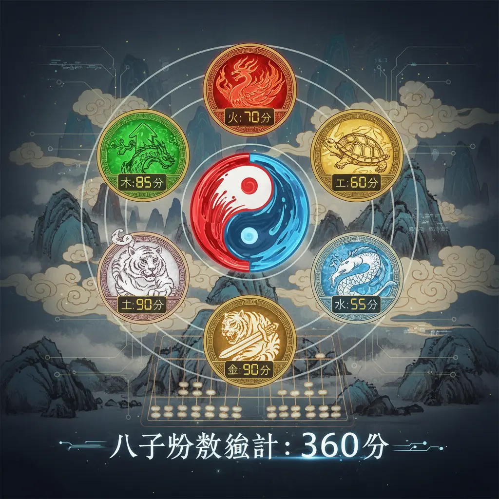 八字分數 - 八字五行