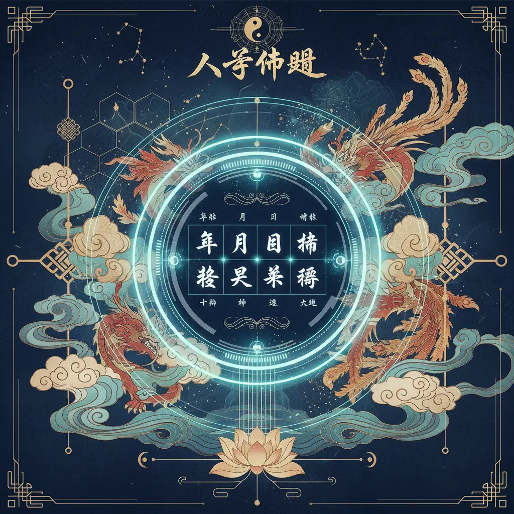 八字命盤 - 八字排盤